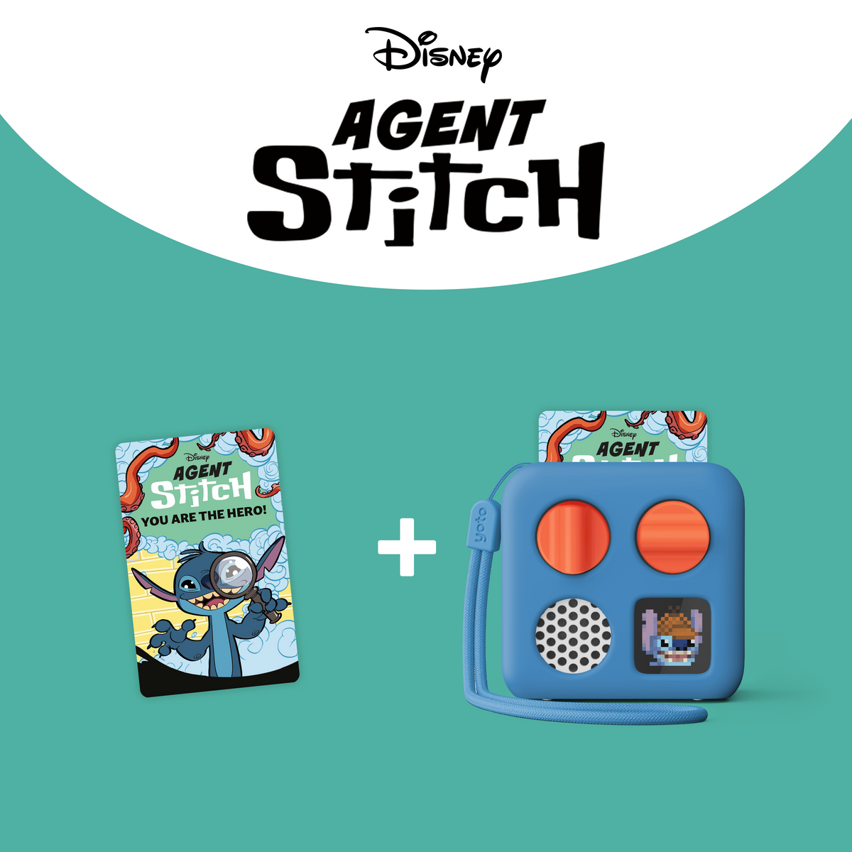 Yoto Mini + Agent Stitch Adventure Bundle