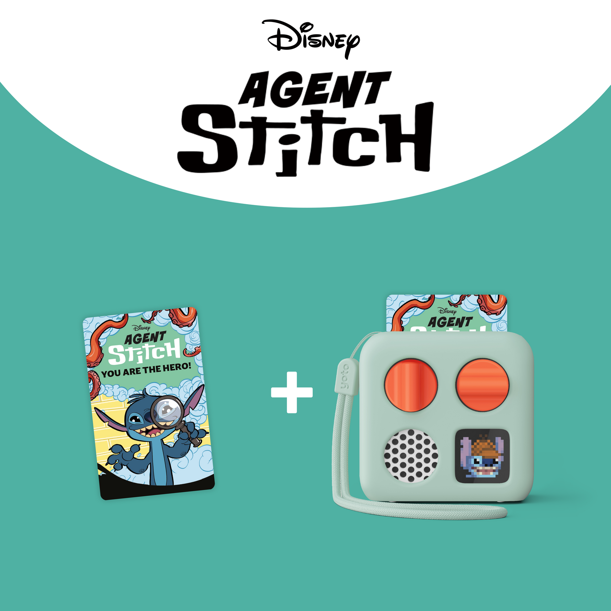 Yoto Mini + Agent Stitch Adventure Bundle