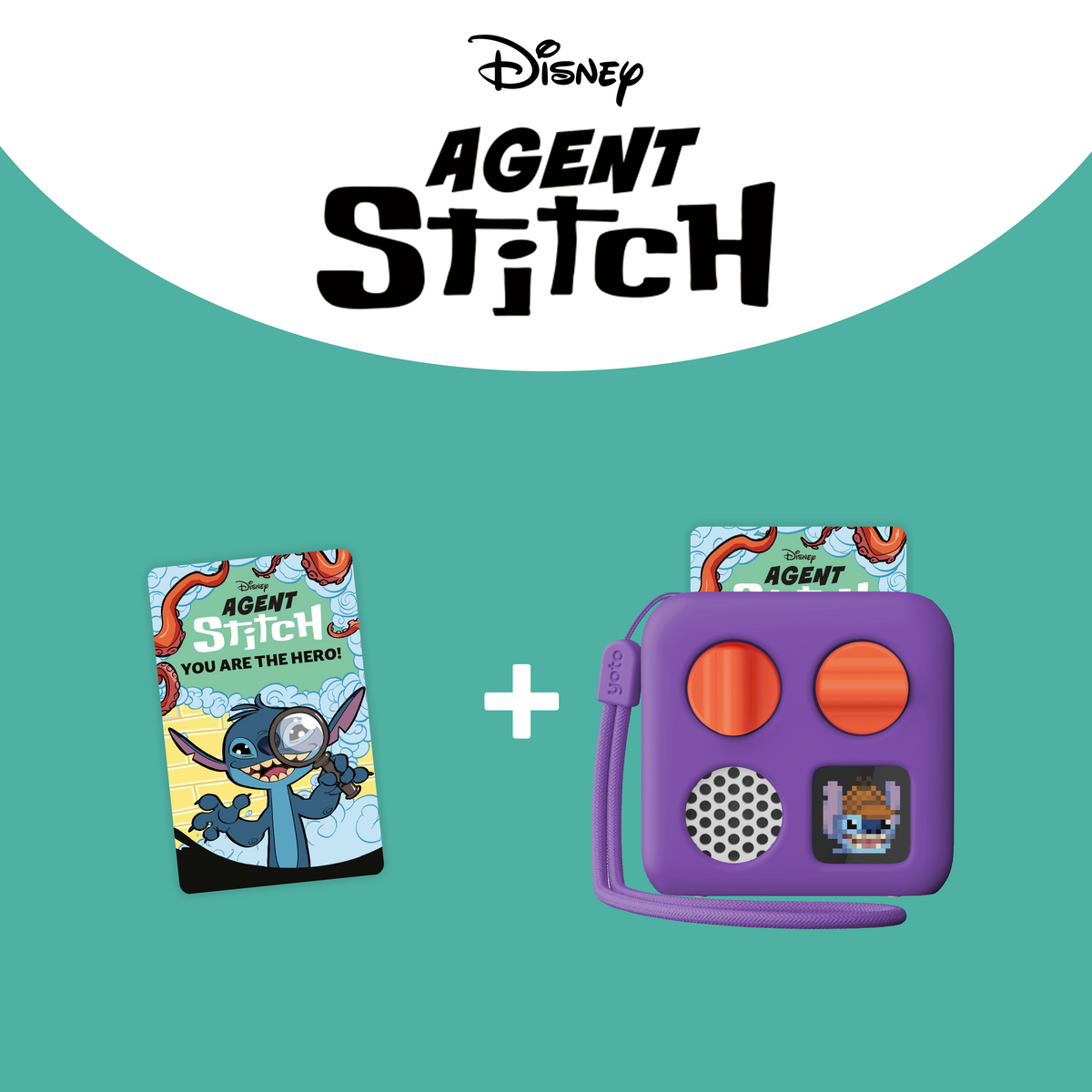 Yoto Mini + Agent Stitch Adventure Bundle